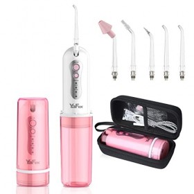 Cordless Water Flosser - DIY Portable Oral Irrigator Rechargeable Collapsible Travel Teeth Cleaner for Brace Sinus Rinse w...