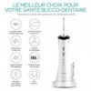 VOYOR Hydropulseur Dentaire Portable, Irrigateur Oral Professionnel IPX7 Étanche, 4 Buses 3 Modes pour Voyage et Utilisation 