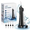 Sejoy Hydropulseur Dentaire, Jet Dentaire Hydropulseur de Voyage, 5 Modes et 8 Buses de Rechange, Irrigateur Oral Professionn