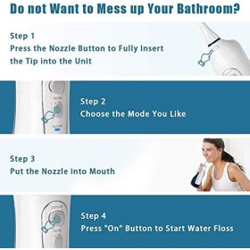 Hydropulseur Sans Fil Pour Des Dents Propres - Hydropulseur Dentaire Portable Pour Irrigateur Oral Avec Réservoir DEau De 31