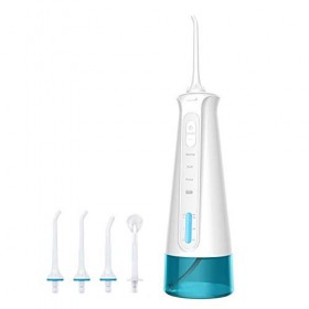 NCRD Irrigateur Oral Dentaire Portable avec 3 Modes, 6 Conseils à Jet remplaçables, nettoyant de Dents imperméables Rechargea