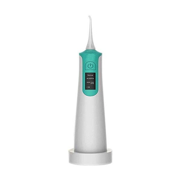 NCRD Flosser deau, 200 ML Publier deau Portable Nettoyant de Dents, 3 Modes Irrigateur Oral Dentaire Professionnel, IPX7 Pr