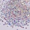 Lot de 10 000 mini strass en verre irisé de 1,2 mm pour loisirs créatifs et décoration de maquillage colle UV nécessaire 