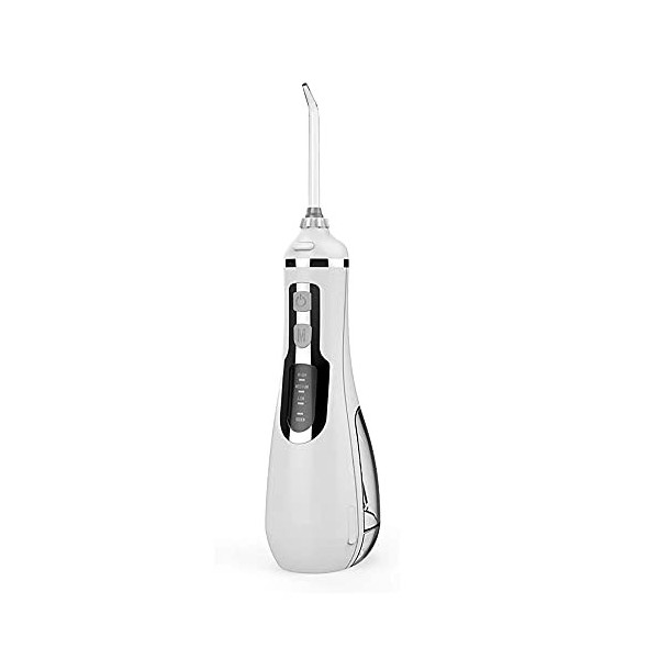 NCRD Flosser deau sans Fil, Flosser électrique Portable de 200 ML avec 3 Modes et 4 Conseils à Jet, IPX7 imperméable, USB Re