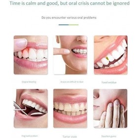 NCRD Flosser sans fil Flosser rechargeable irrigateur oral portable rechargeable for les voyages et la maison □ 3 modes de ne