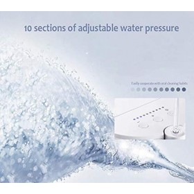 Hydropulseur Jet Dentaire 600ml,irrigateur Oral Professionnel Rechargeable 10 Niveaux Pressions deau,hydropulseur Jet Dentai