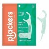 Plackers Micro Mint Lot de 150 fils dentaires, saveur menthe fraîche, cure-dents pliables, super tuffloss, rangement facile a