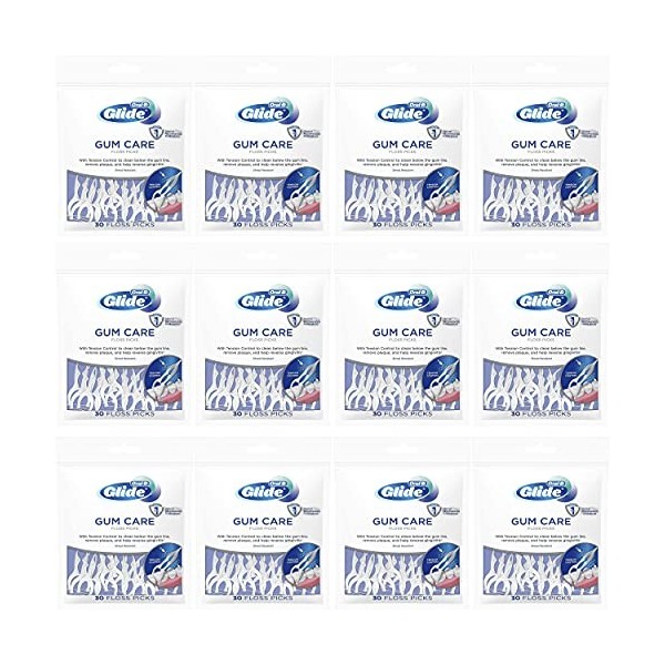 Glide Pro-health Advanced Floss Picks 30 EA lot de 12 