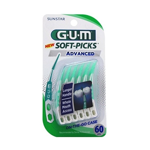 GUM Lot de 4 paquets de 60 médiators souples