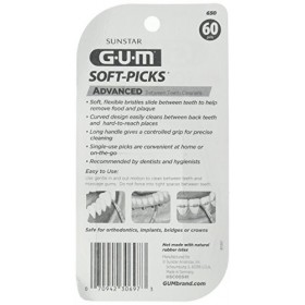 GUM Soft-picks Advanced, compteur de 60&nbsp; lot de 3 