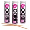 Xero Picks Libido for Women - Cure-dents aromatisés infusés - Haleine fraîche longue durée - 60 Picks - Lot de 3 - Pastèque