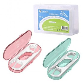 Lot de 3 paquets de fil dentaire portable de voyage pour fil dentaire - Élimine les débris des dents - Garde les dents propre