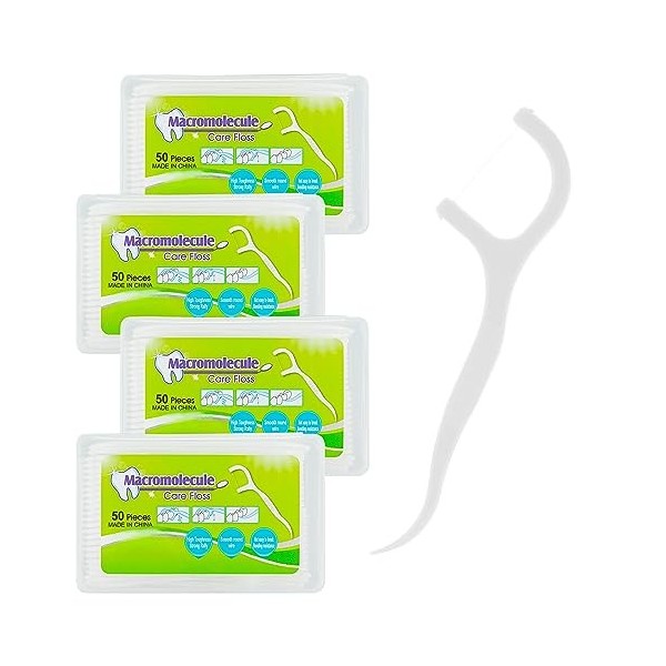 WLLHYF Lot de 200 cure-dents professionnels pour soins bucco-dentaires, haute ténacité, avec étui portable pour famille, hôte