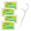 WLLHYF Lot de 200 cure-dents professionnels pour soins bucco-dentaires, haute ténacité, avec étui portable pour famille, hôte