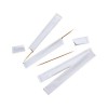 wisefood Lot de 1000 cure-dents en bois de bouleau, emballés individuellement, 6,5 cm, écologiques et biodégradables pour une