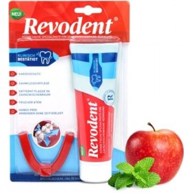 Revodent ®, nettoyage interdentaire, pâte spéciale à base de particules microcristallines, vegan, barrette bleue, Austria Pre