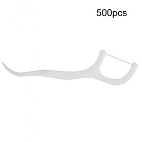 Fil dentaire jetable 500 pièces, choix de soie dentaire portable, bâton de soie dentaire, outil de soins bucco-dentaires de s