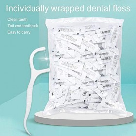 Bâton de fil dentaire, fil jetable, outil de soins bucco-dentaire jetable de soie dentaire de bâton de dents de bâton de soie