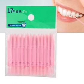 Voluxe Cure-dents robuste, pratique, léger et sans danger pour le nettoyage des dents, double tête cure-dents pour la maison 