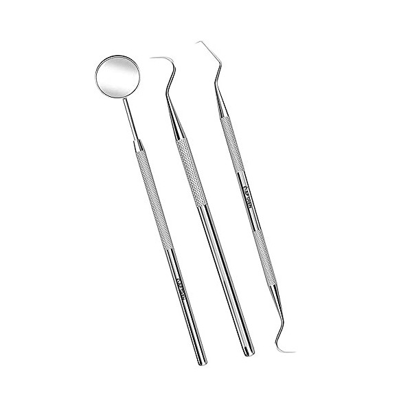 AFTREN Kit dhygiène dentaire pour lélimination de la plaque et du tartre kit de blanchiment des dents avec miroir de dentis