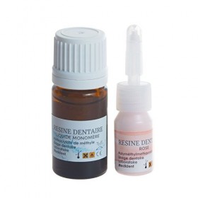 Laboratoire Medident RESINE DENTAIRE ROSE POUR APPAREIL DENTAIRE