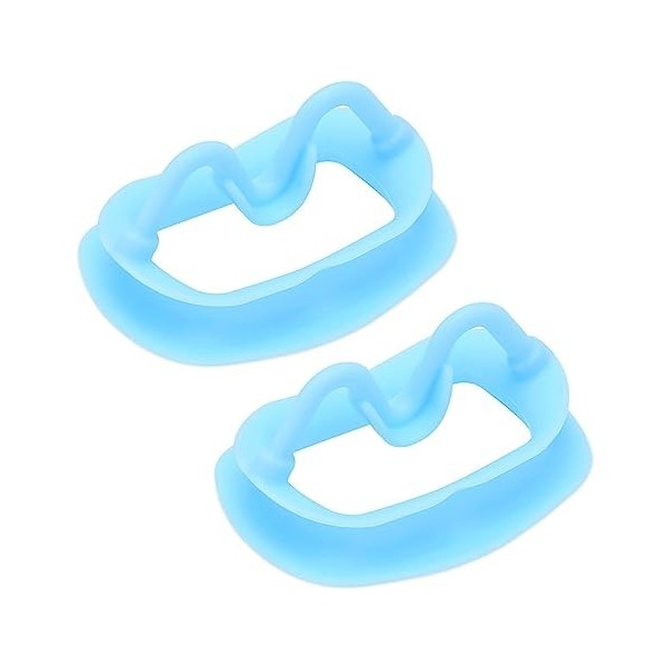 2 Pièces Ouvre-Bouche Dentaire, Rétracteur Joues Blanchissant Dents Silicone Autoclave Stérilisant Dentaire Oral Joue Flexibl