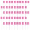 AWAVM 50 pièces Éponges dentaires de santé pour la bouche-Éponge jetable-Soin de la bouche-Éponge de nettoyage des dents - Ép