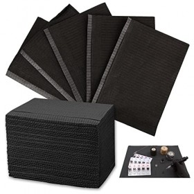 Rayyl Bavoirs Dentaires, 50 pièces Bavoirs Dentaires Jetables Bavoirs Imperméables pour Tatouage Couvercle de Plateau de Tato