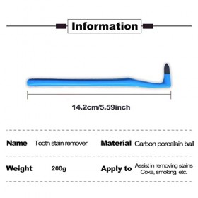 6 Piéces Éliminateur de Tartre, Soie dentaire Oral Dent Clean Kit Polissage des dents Tache Tartare Remover Détachant Gomme D