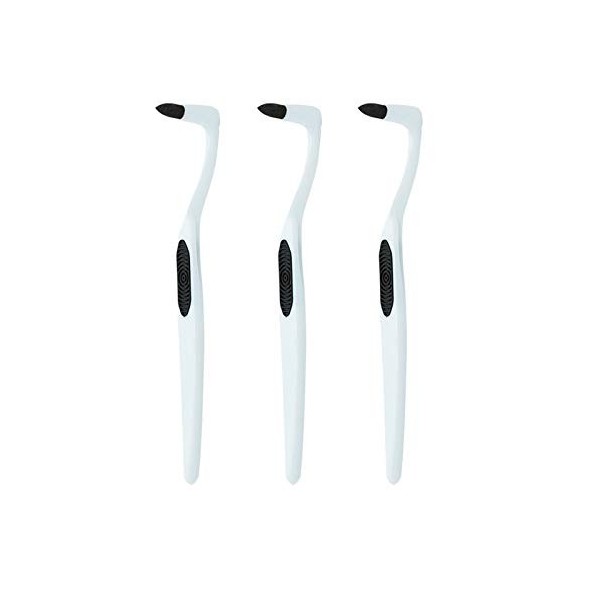 Lot de 3 outils de nettoyage pour enlever les taches dentaires, blanchir les dents, blanc