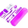 ZKSMNB Kit de soins orthodontiques - Kit de nettoyage orthodontique portable - Brosse en V - Brosse interdentaire - Brosse de