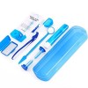 ZKSMNB Kit de soins orthodontiques - Kit de nettoyage orthodontique portable - Brosse en V - Brosse interdentaire - Brosse de