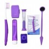 Angzhili Kit de soins orthodontiques pour brosse à dents orthodontique Kit de soins dentaires