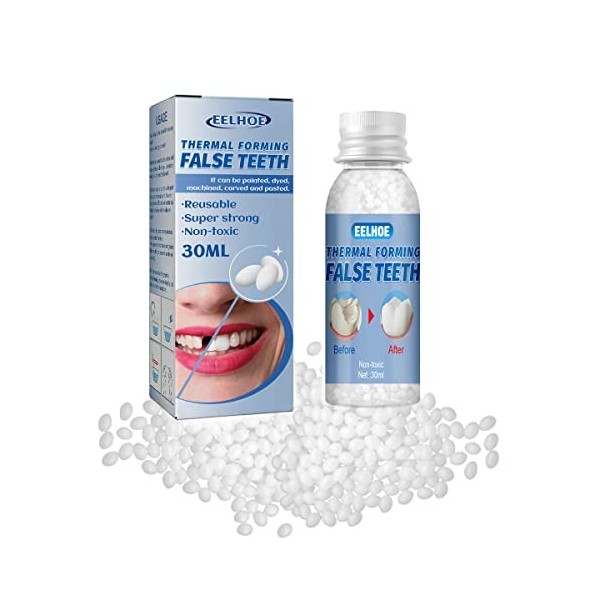 Dent Provisoire, 30g Kit Réparation Dentaire, Perles Solides Dentai