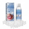 Kit de réparation de dents - Kit de remplacement temporaire de dents pour la restauration temporaire de prothèses dentaires m