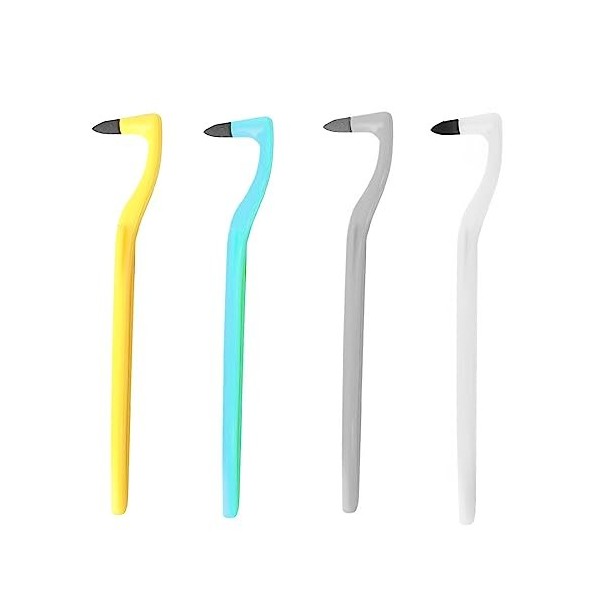 KQNM Lot de 4 dissolvants de tartre, dissolvant de polissage des dents, soins des dents blanchissants, brosses de nettoyage d