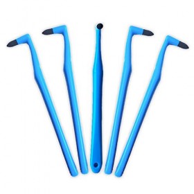 NITAIUN 5 Piéces Éliminateur de Tartre, Soie dentaire Oral Dent Clean Kit Polissage des dents Tache Tartare Remover Détachant