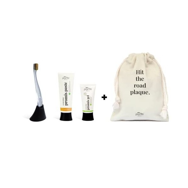 kit de soins dentaires promis pour une protection optimale contre la plaque et le tartre | brosse à dents durable | dentifric