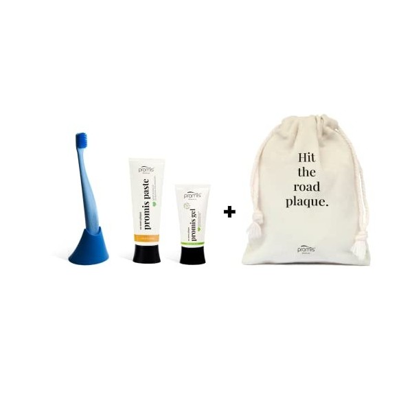 kit de soins dentaires promis pour une protection optimale contre la plaque et le tartre | brosse à dents durable | dentifric