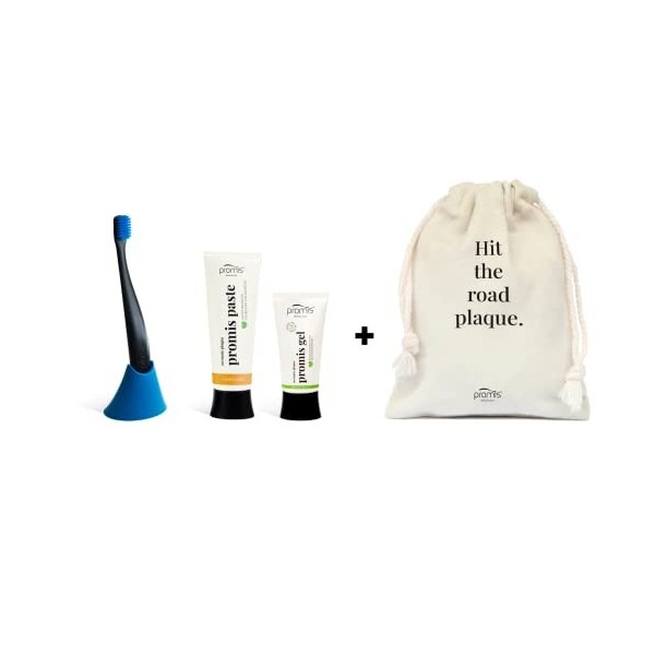 kit de soins dentaires promis pour une protection optimale contre la plaque et le tartre | brosse à dents durable | dentifric