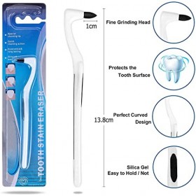 iZhuoKe Detartrage Dentaire Outil[2 Pièces],Nettoyage des dents Enlève les Tartares,Polisseur dentaire Blanchiment des dents 