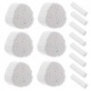 Scicalife 1000Pcs Rouleaux de Coton Dentaire Haute Absorbante Boule de Coton Roulée Tampons de Coton Bouchons de Nez pour Enf