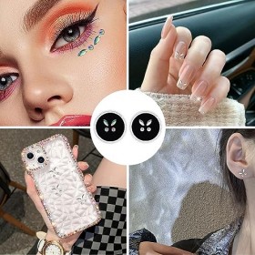 4 Paires Crystal Dentaire Ornements Dentaires Bijoux Dentaire Strass Dentaire Kit Cristal Ornements Dents Bijoux En Pierre De