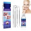 Kit de Réparation de Dentaire, Dent Provisoire, Kit de colle dentaire multi-usages pour réparer les dents manquantes et fissu