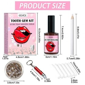 Strass Dentaire Kit avec Colle Bijoux en Pierre Dentaire Strass Dentaire Kit Kit De Gemmes De Bijoux Dentaire Bijoux Dentaire