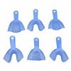 Plateau Dempreintes Dentaires Réutilisable, Kit de Moulage de Dents de Plateau pour Support Dempreinte Dentaire, Plateau D