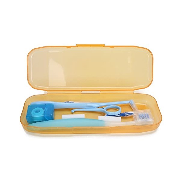 Kit de Soins Orthodontiques Portables Kit de Brosse à Dents Orthodontique pour Patient Orthodontique pour Appareil Dentaire K