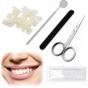 Kit de Réparation Dentaire Temporaire des Dents,Répare les Dents Cassées Fausses Dents Remplacement,50g Perles Thermiques de 