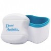 Bain, Brosse et Etui Pour Appareils Dentaires ~ Solution de Nettoyage et Rangement pour Tremper les Dentiers, Appareils Ortho