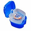 Trousse de bain orthodontique en plastique pour prothèses dentaires avec filtre Rose